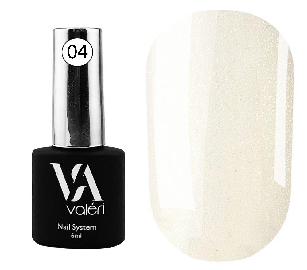 Valeri "BIAB" French Base #04 "Milky White Blue Shimmer" 06 ml