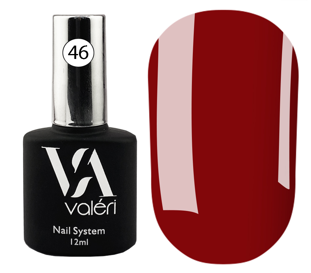 Valeri "BIAB" French Base #46 "Dark Classic Red" 12 ml