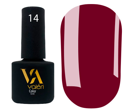 Valeri Gelpolish #014 "Deep Burgundy" 6 ml