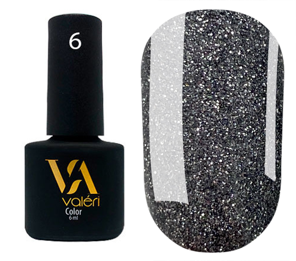 Valeri Flash Gelpolish #06 "Silver Sparkle" 6 ml