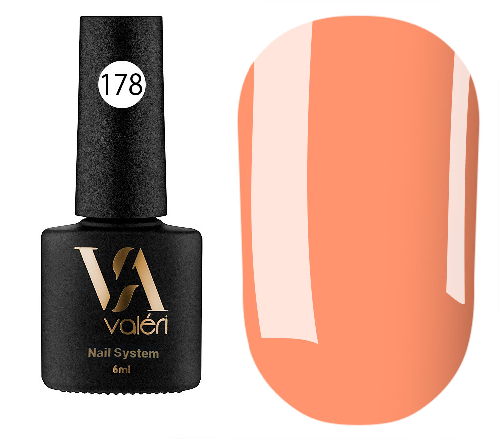 Valeri Gelpolish #178 "Pastel Orange" 6 ml