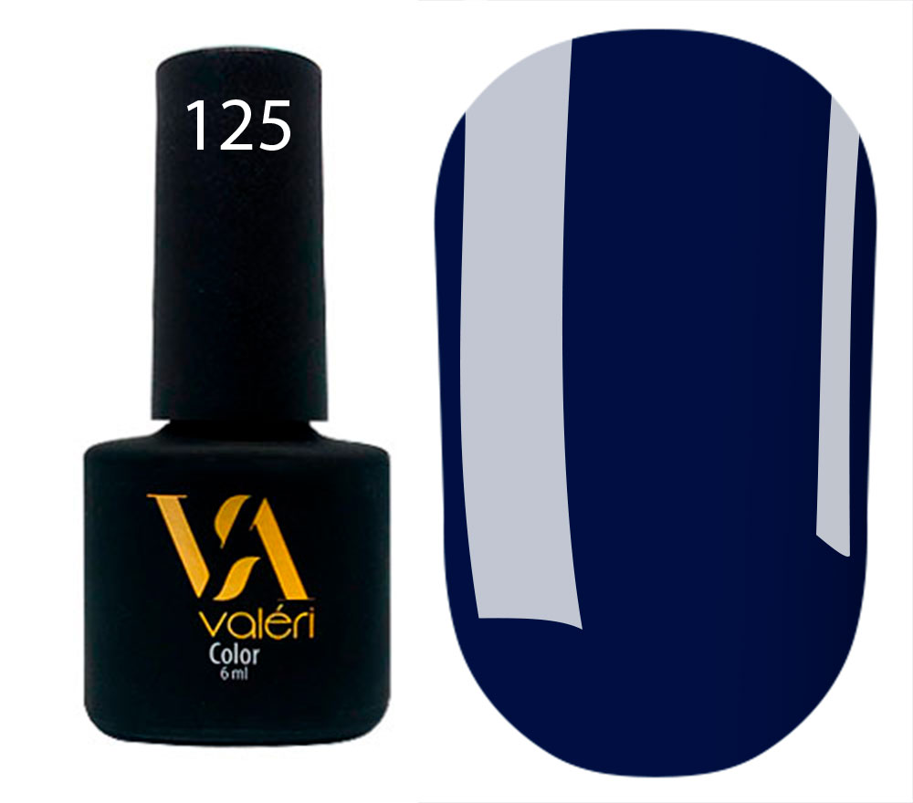 Valeri Gelpolish #125 "Dark Blue" 6 ml