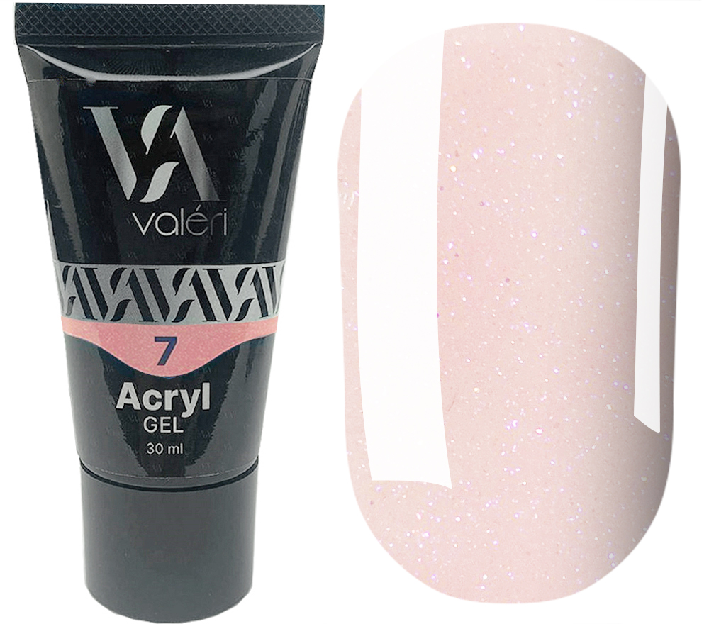 Valeri Acrylgel #07 "Shimmer Pink" 30 ml