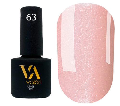 Valeri Gelpolish #063 "Pink Micro Shimmer" 6 ml