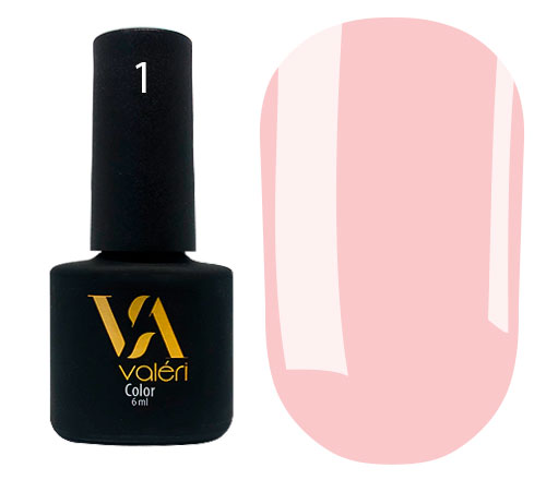 Valeri Gelpolish #001 "Soft Pink" 6 ml