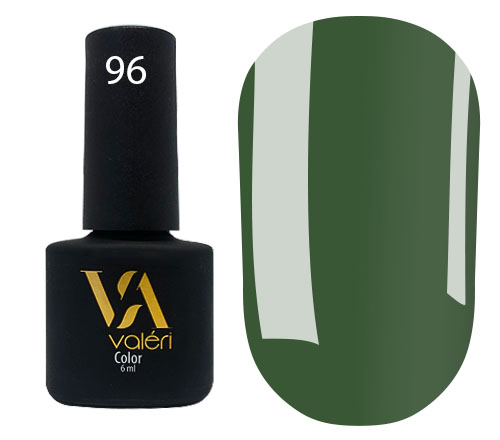 Valeri Gelpolish #096 "Muted Dark Green" 6 ml