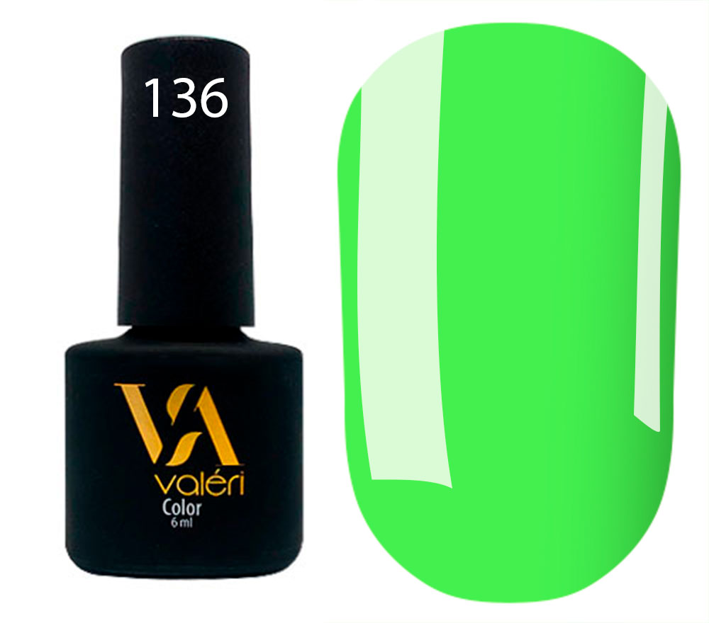 Valeri Gelpolish #136 "Neon Lime" 6 ml