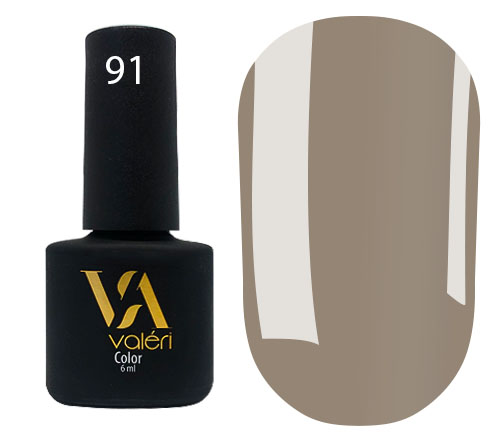 Valeri Gelpolish #091 "Warm Brown Grey" 6 ml