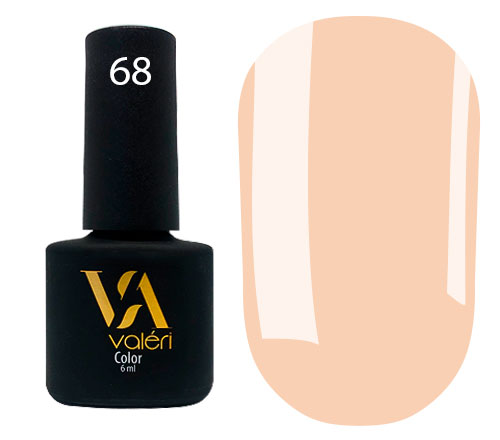 Valeri Gelpolish #068 "Peach Pink" 6 ml