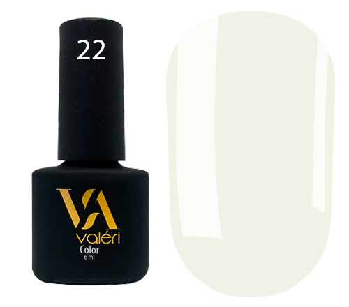 Valeri Gelpolish #022 "White Grey" 6 ml