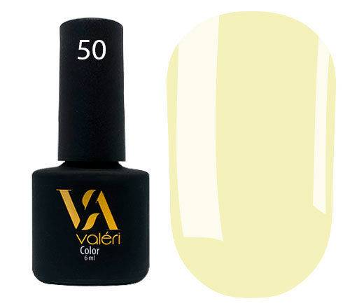Valeri Gelpolish #050 "Pastel Yellow" 6 ml