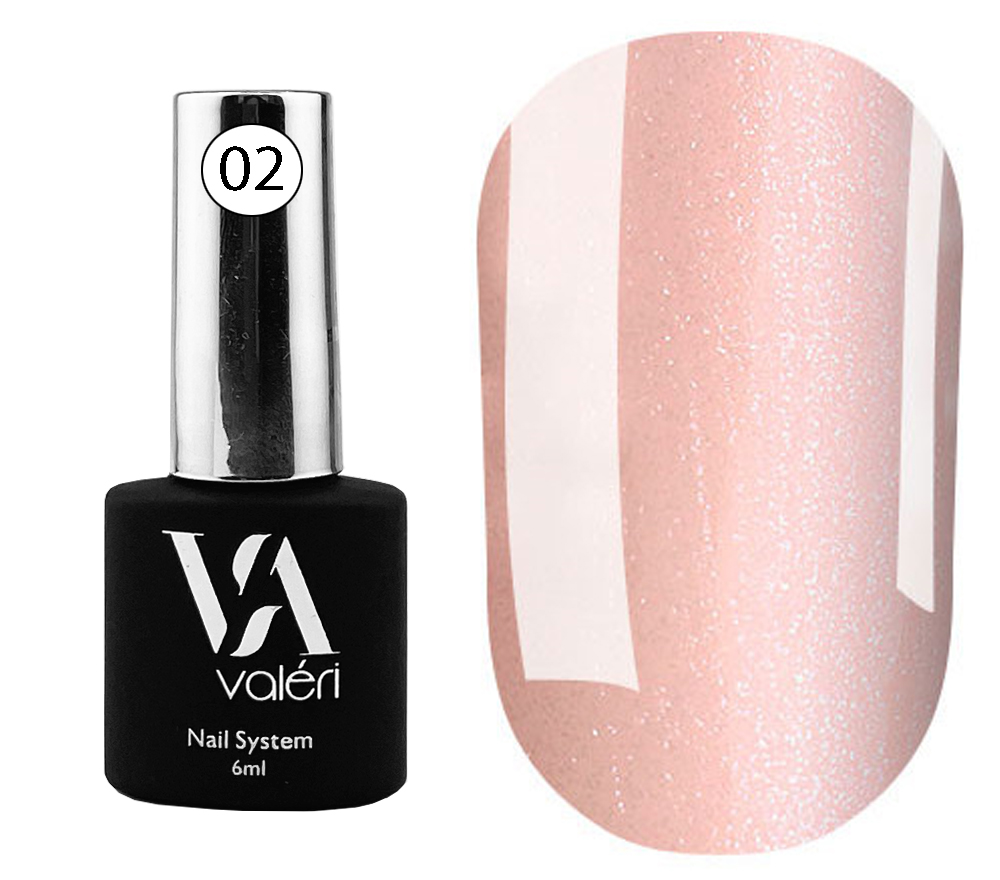 Valeri "BIAB" French Base #02 "Pink Beige Silver Shimmer" 06 ml