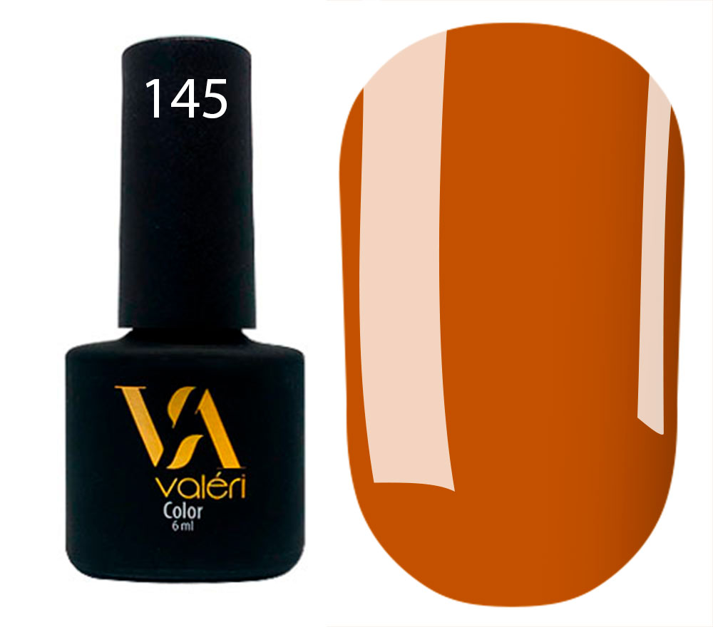 Valeri Gelpolish #145 "Dark Orange" 6 ml