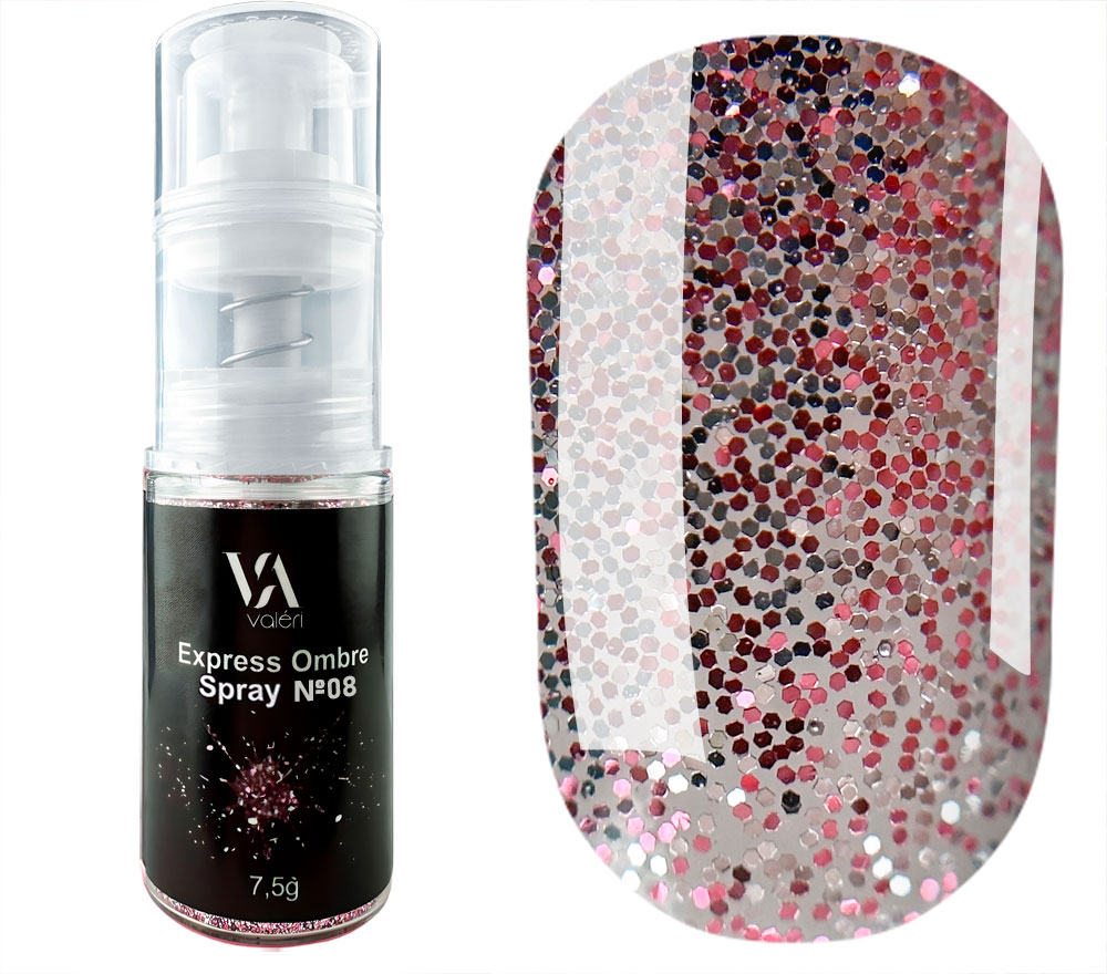 Valeri Express Ombre Spray #08 "Pink Silver"