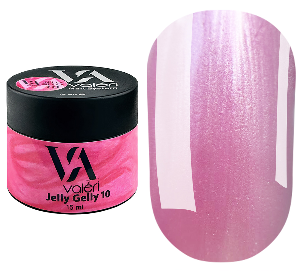 Valeri Jelly Gelly Gel #10 "Pearl Fuchsia" 15 ml