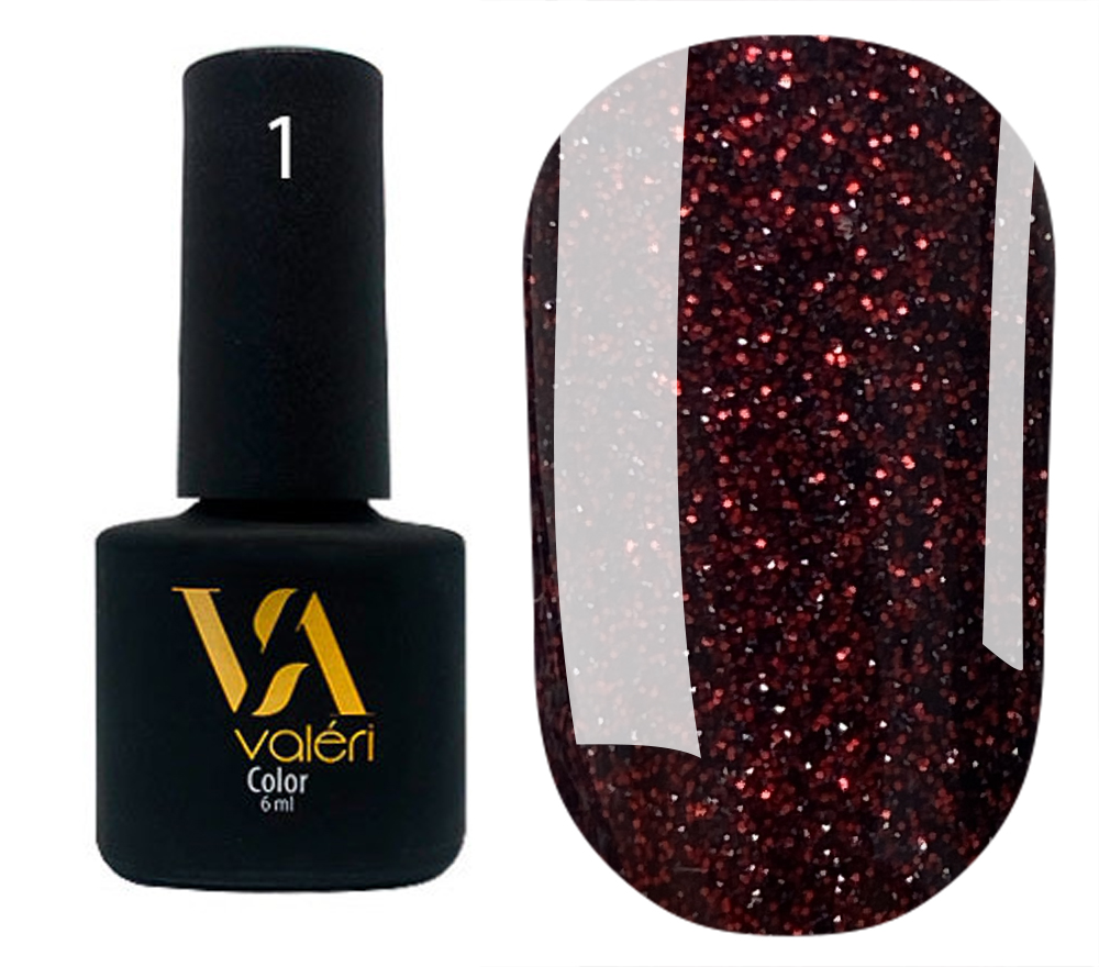 Valeri Flash Gelpolish #01 "Red" 6 ml