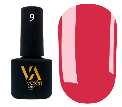 Valeri Gelpolish #009 "Coral Red" 6 ml