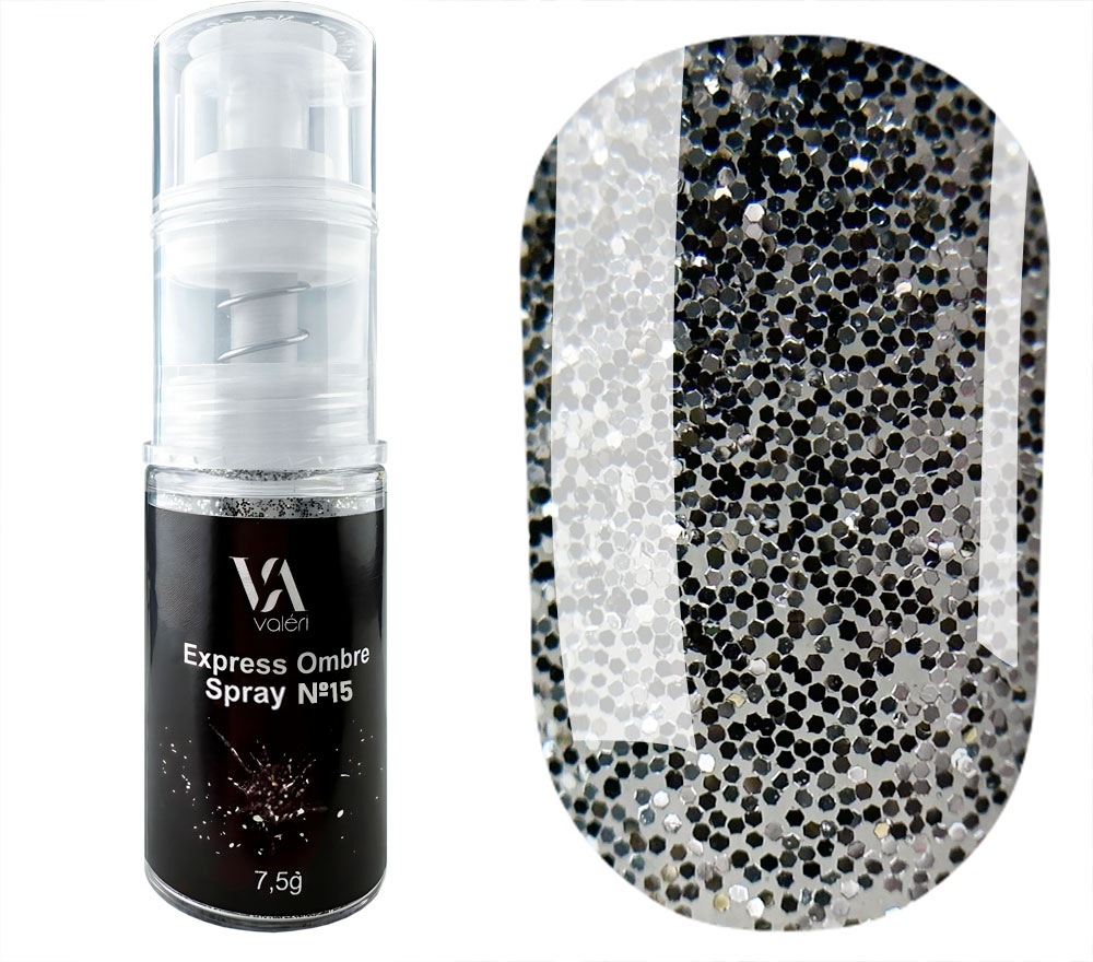 Valeri Express Ombre Spray #15 "Black Silver"
