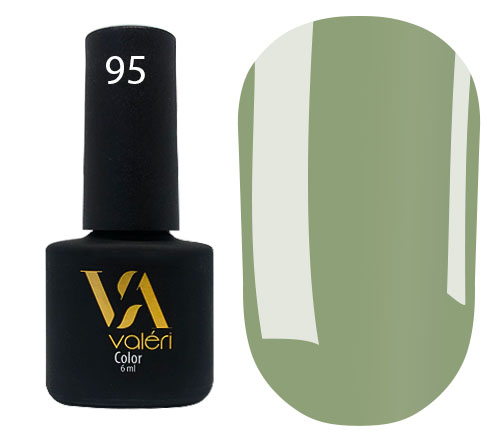 Valeri Gelpolish #095 "Pale Camouflage Green" 6 ml