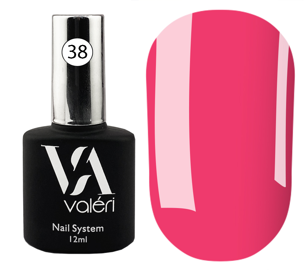 Valeri "BIAB" French Base #38 "Neon Bright Pink Raspberry Undertone" 12 ml