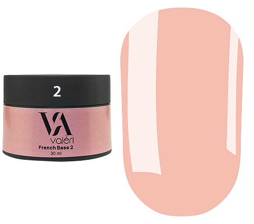 Valeri "BIAB" French Base #02 "Pink Beige Silver Shimmer" 30 ml