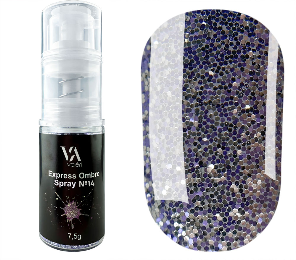 Valeri Express Ombre Spray #14 "Purple Silver"