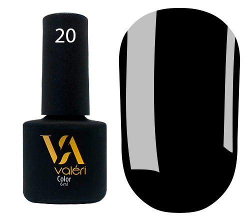 Valeri Gelpolish #020 "Black" 6 ml