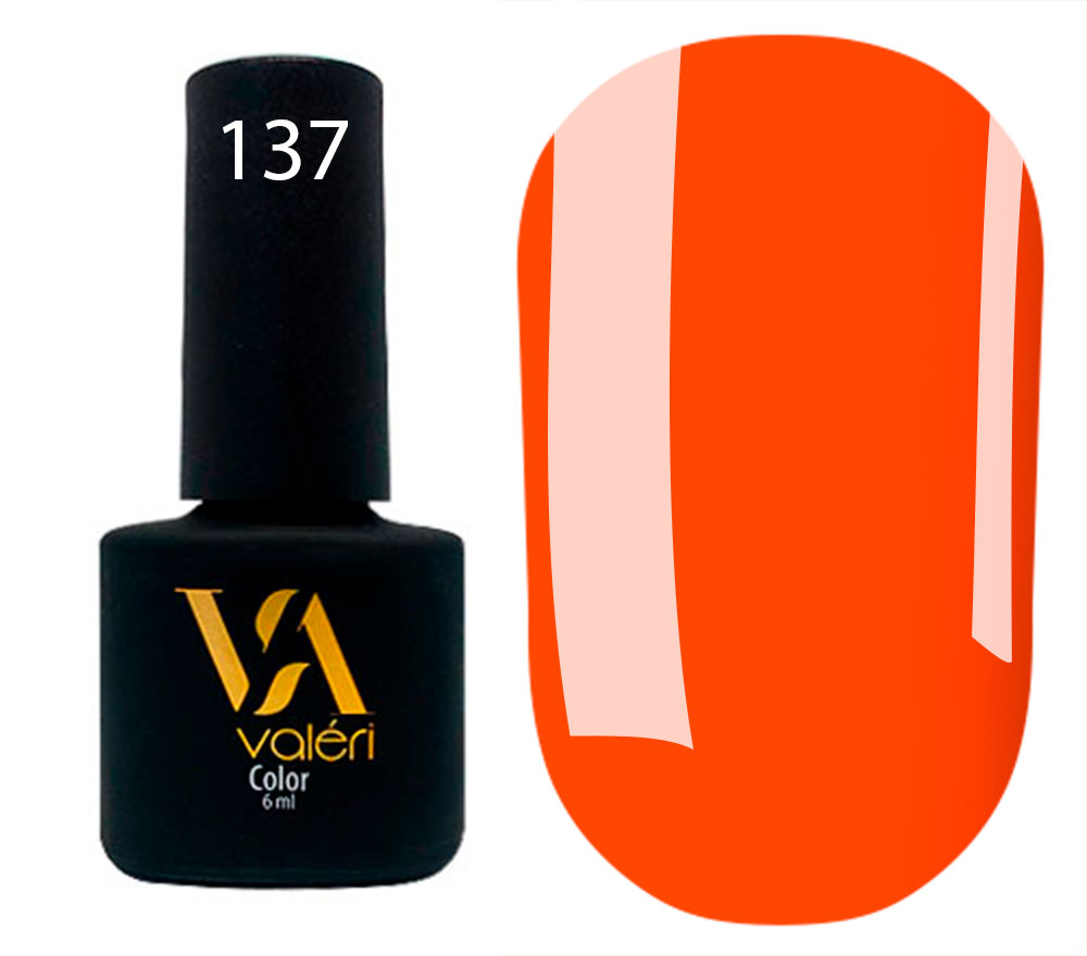 Valeri Gelpolish #137 "Neon Orange" 6 ml